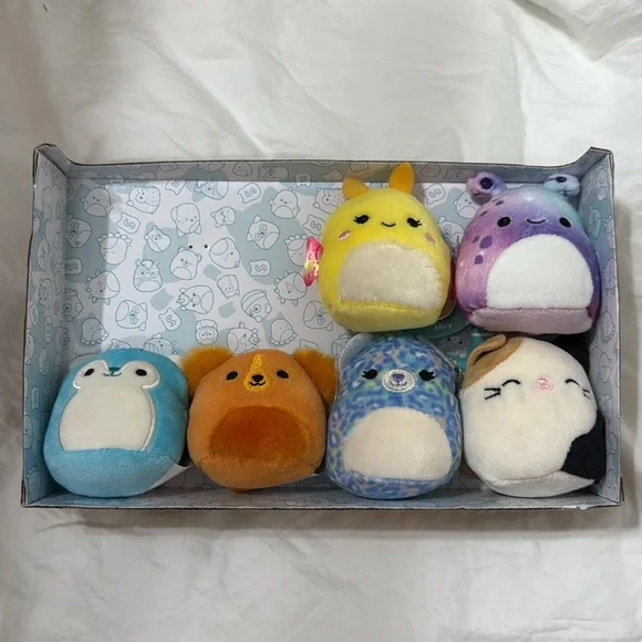 Jazwares Squishmallows Micromallows 6-Pack: 2.5" Plush Set. - Picture 1 of 8